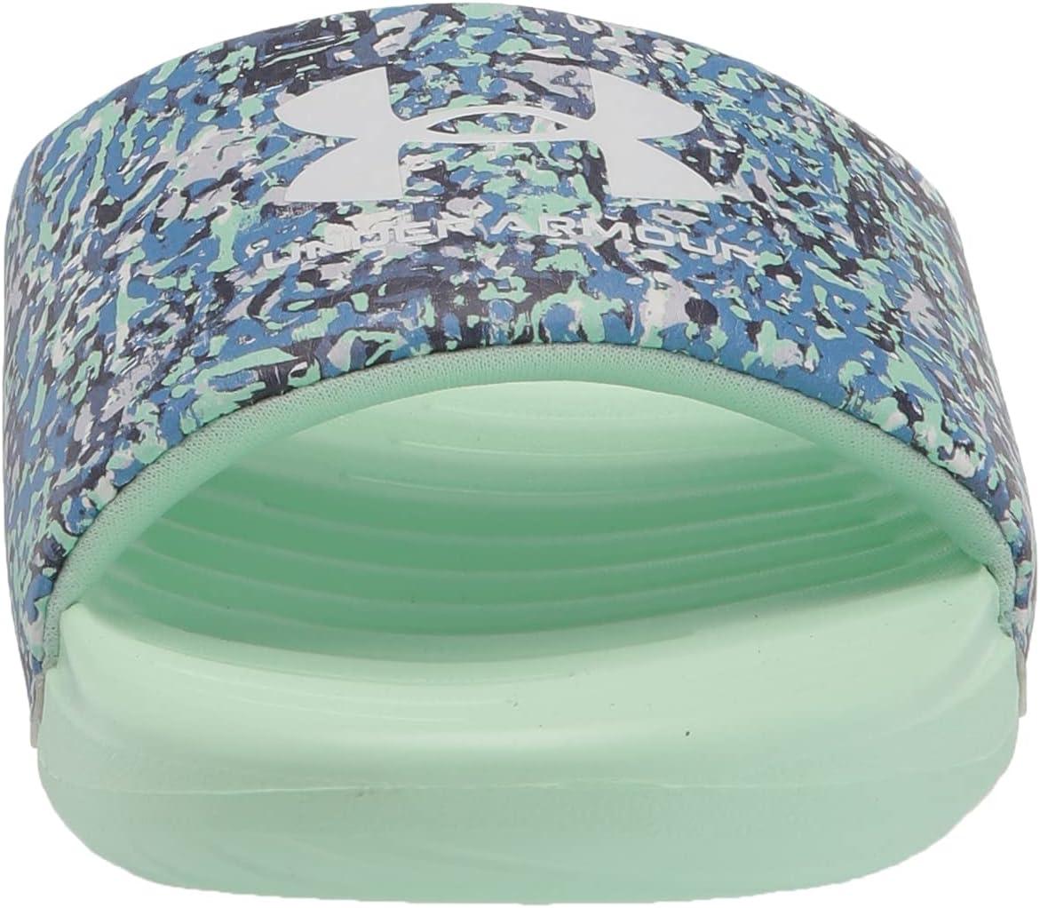 imageUnder Armour UnisexChild Ansa Graphic Slide SandalAqua Foam 301Radar Blue