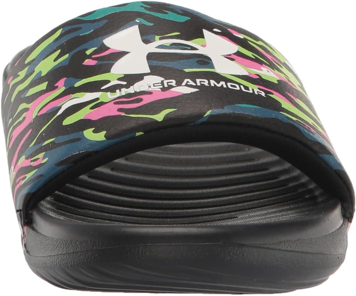 imageUnder Armour UnisexChild Ansa Graphic Slide SandalBlack 005Purple Switch