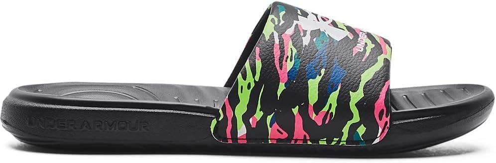 imageUnder Armour UnisexChild Ansa Graphic Slide SandalBlack 005Purple Switch