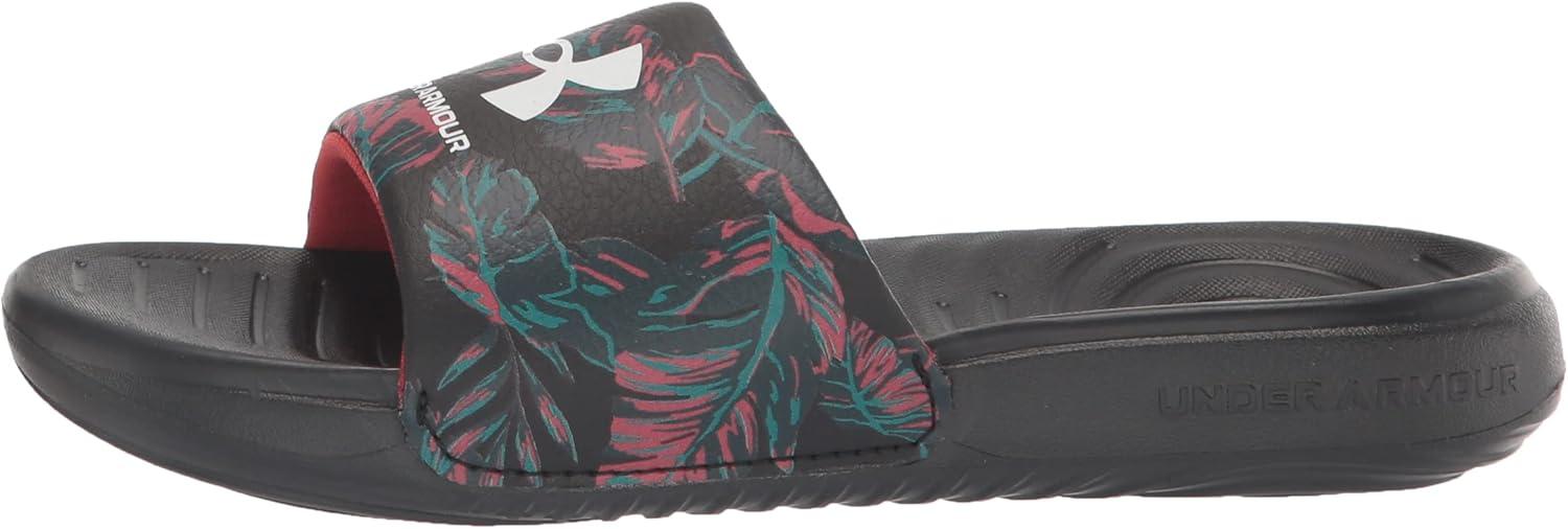 imageUnder Armour UnisexChild Ansa Graphic Slide SandalBlack 006White