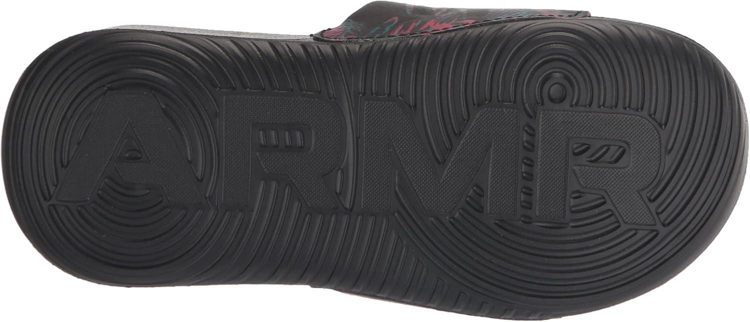imageUnder Armour UnisexChild Ansa Graphic Slide SandalBlack 006White