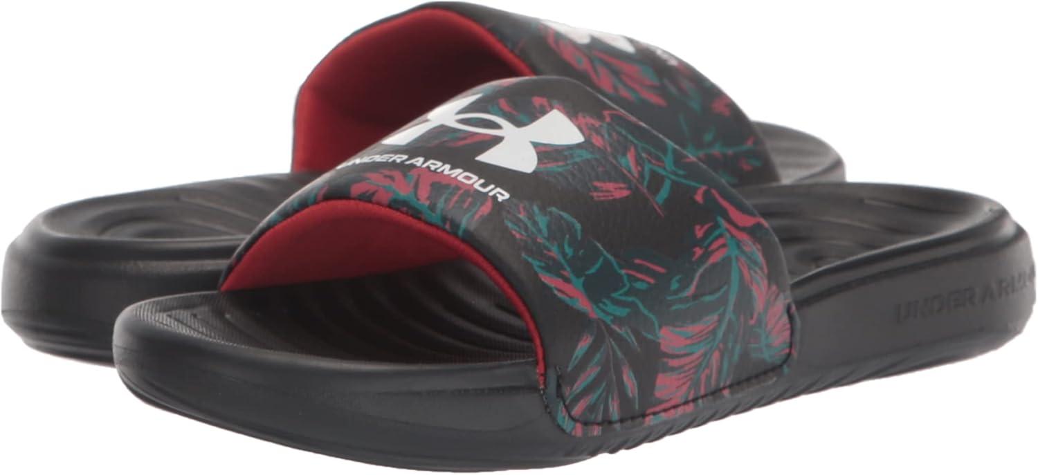 imageUnder Armour UnisexChild Ansa Graphic Slide SandalBlack 006White