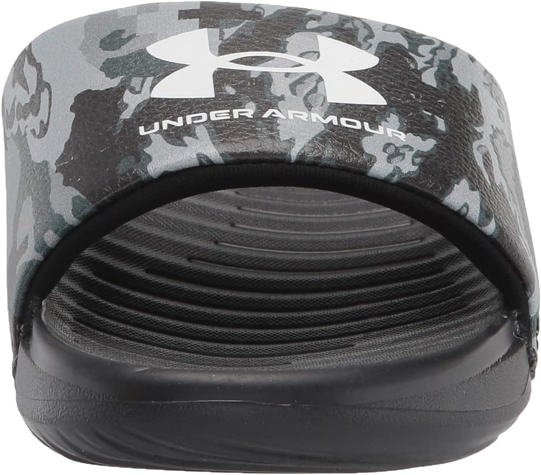 imageUnder Armour UnisexChild Ansa Graphic Slide SandalBlackSteelWhite