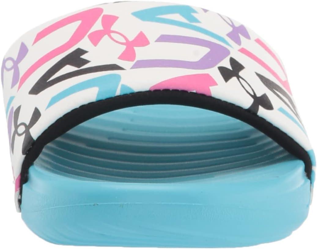 imageUnder Armour UnisexChild Ansa Graphic Slide SandalFresco Blue 302Metallic Ore