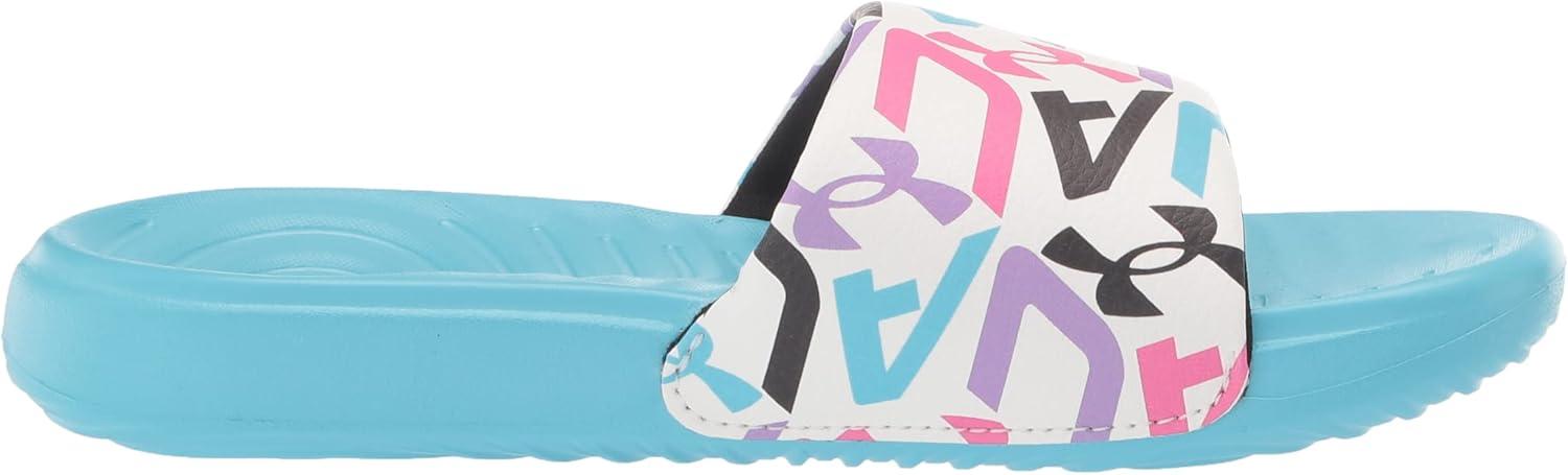 imageUnder Armour UnisexChild Ansa Graphic Slide SandalFresco Blue 302Metallic Ore