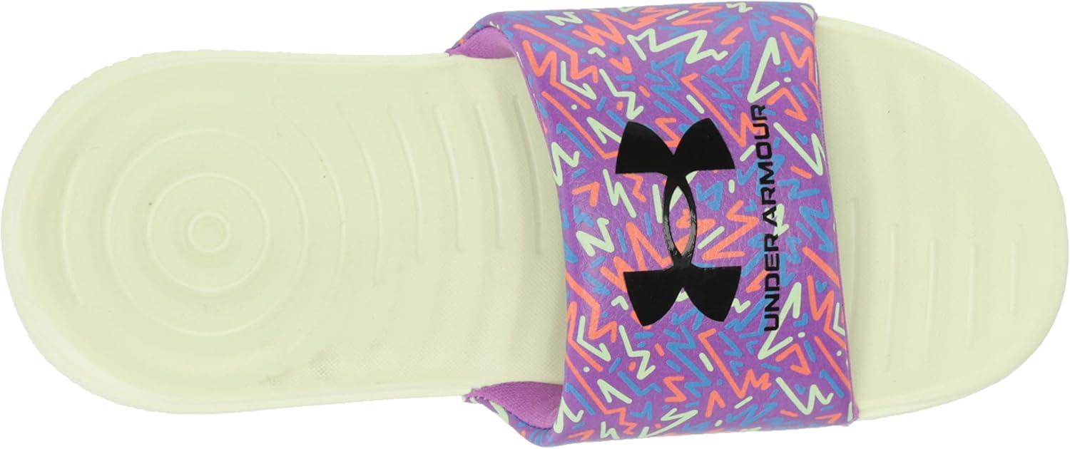 imageUnder Armour UnisexChild Ansa Graphic Slide SandalMega Magenta 501Black