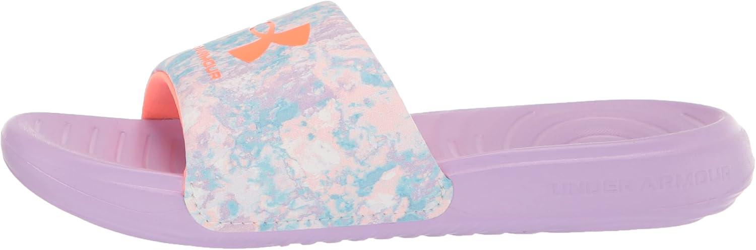 imageUnder Armour UnisexChild Ansa Graphic Slide SandalOctane 500Electric Tangerine