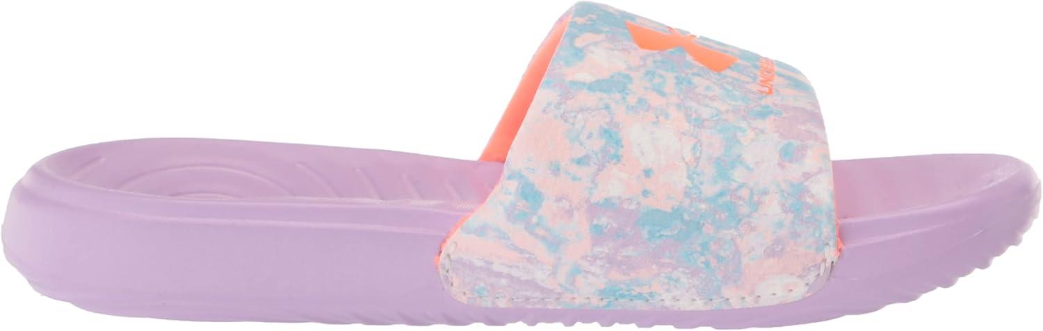 imageUnder Armour UnisexChild Ansa Graphic Slide SandalOctane 500Electric Tangerine