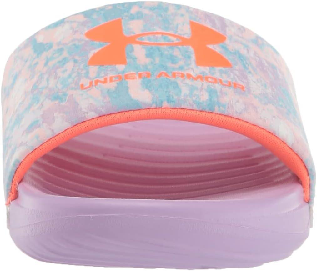 imageUnder Armour UnisexChild Ansa Graphic Slide SandalOctane 500Electric Tangerine