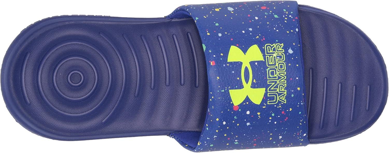imageUnder Armour UnisexChild Ansa Graphic Slide SandalUltra Indigo 500Ultra Indigo