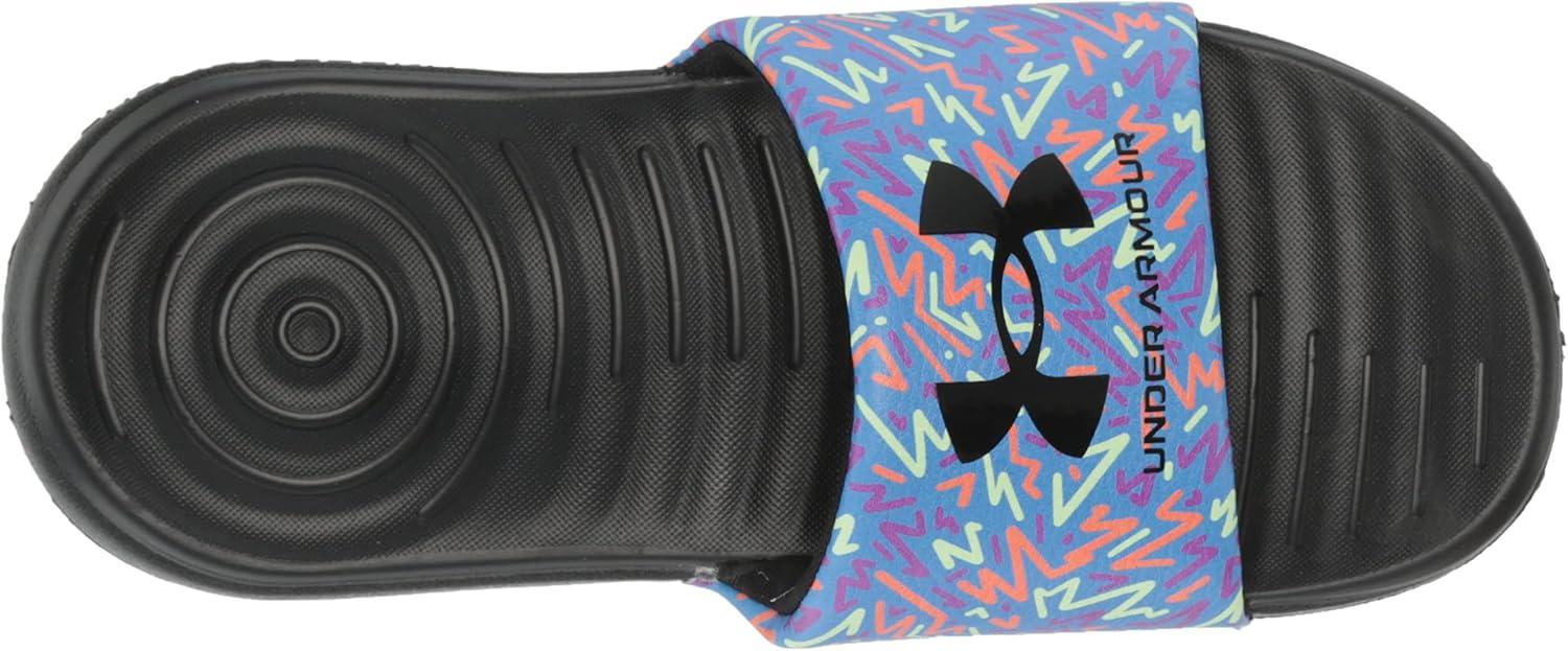 imageUnder Armour UnisexChild Ansa Graphic Slide SandalWater 402Black
