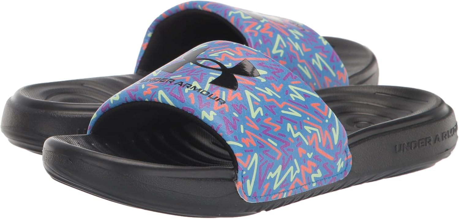 imageUnder Armour UnisexChild Ansa Graphic Slide SandalWater 402Black