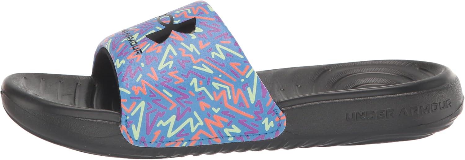 imageUnder Armour UnisexChild Ansa Graphic Slide SandalWater 402Black