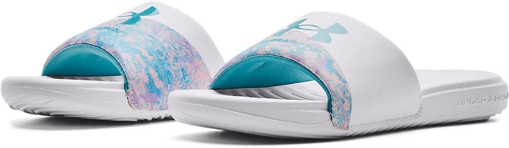 imageUnder Armour UnisexChild Ansa Graphic Slide SandalWhite 101Cloudless Sky