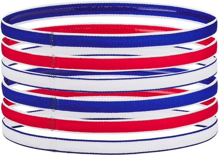 imageUnder Armour Womens Mini Athletic Headbands 6Pack400 Royal  Red  White