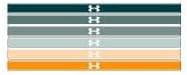 imageUnder Armour Womens Mini Athletic Headbands 6Pack716 Tourmaline Teal  Fresco Green  White