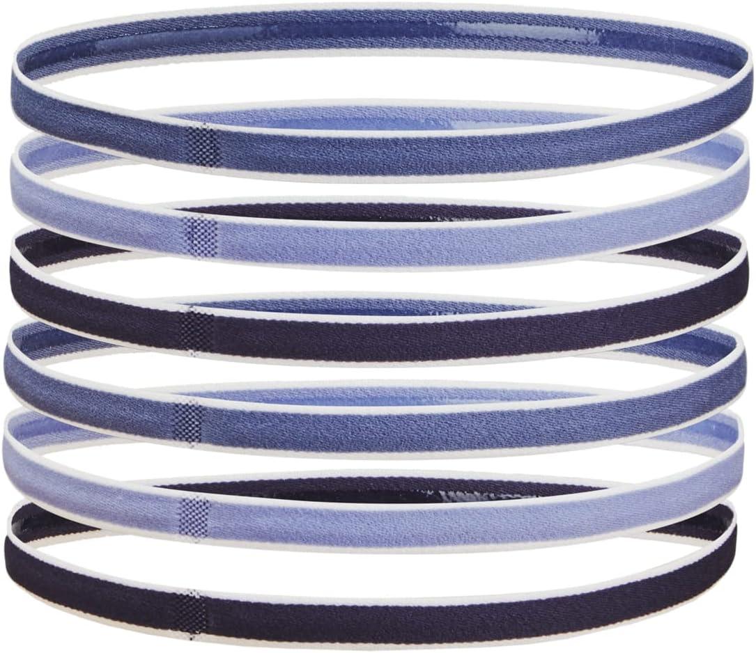 imageUnder Armour Womens Mini Athletic Headbands 6Pack767 Aurora Purple  Peri  White
