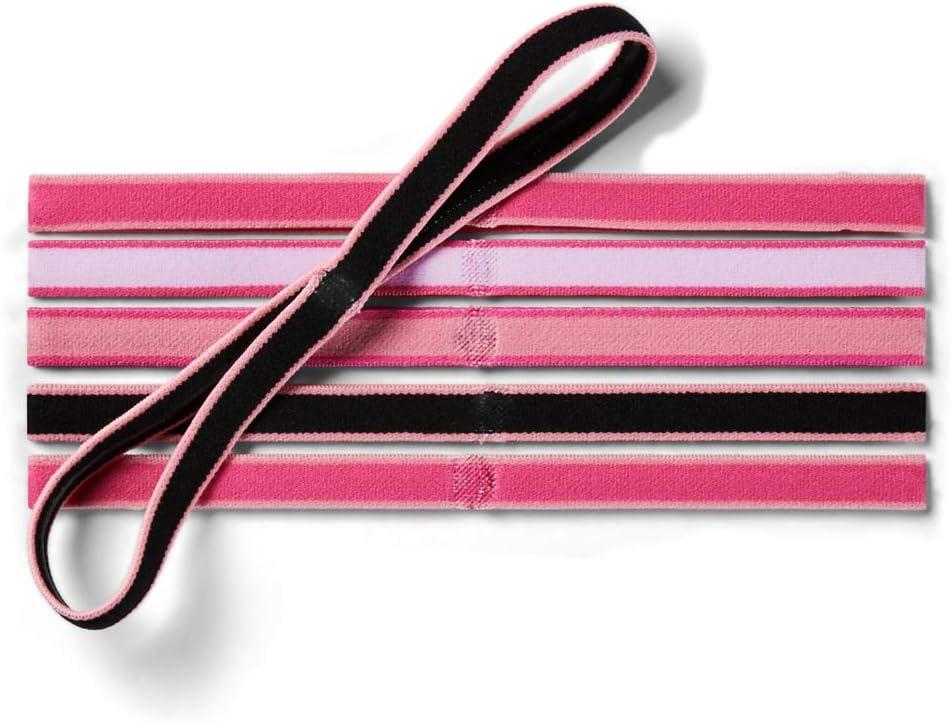 imageUnder Armour Womens Mini Athletic Headbands 6PackBlack 005Lipstick