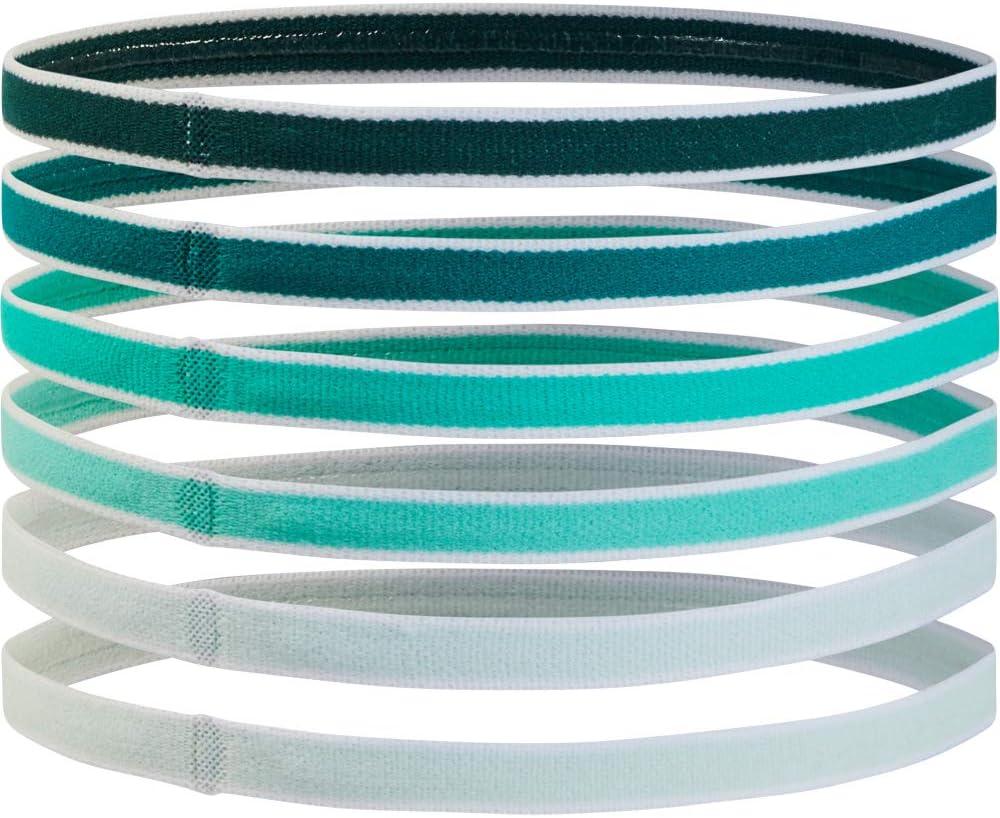 imageUnder Armour Womens Mini Athletic Headbands 6PackBlackout Teal 461White
