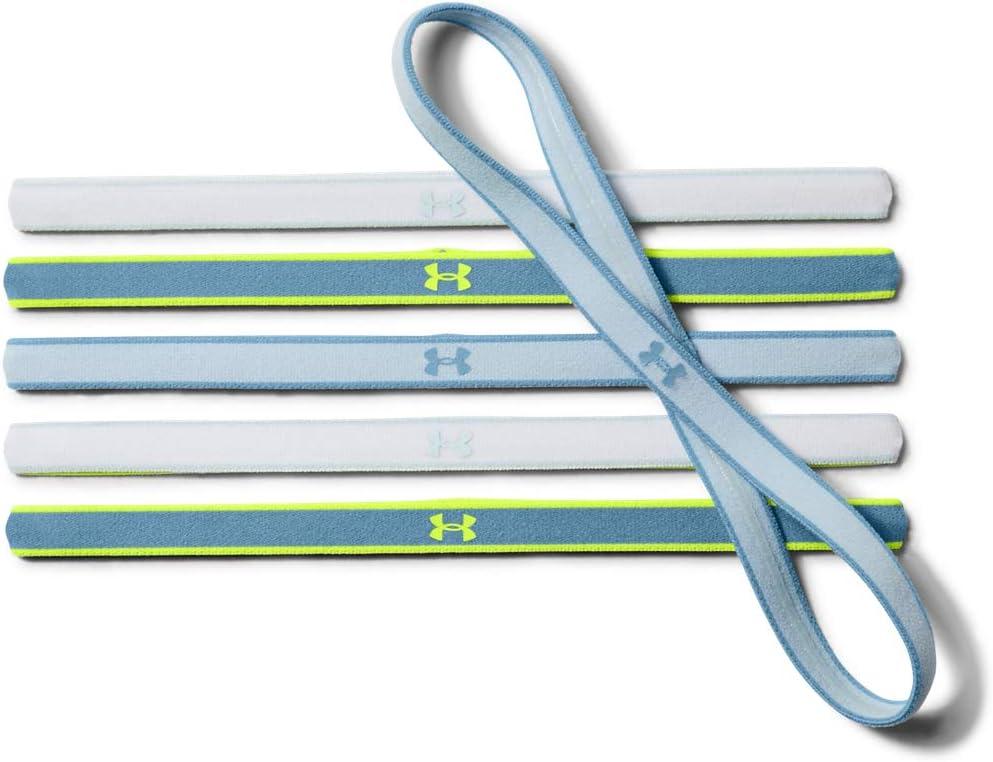imageUnder Armour Womens Mini Athletic Headbands 6PackBoho Blue 451HighVis Yellow
