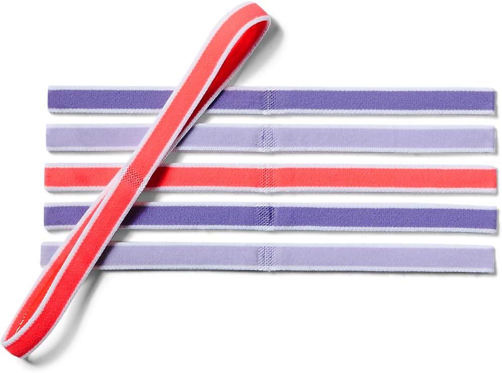 imageUnder Armour Womens Mini Athletic Headbands 6PackFlight PurpleWhite
