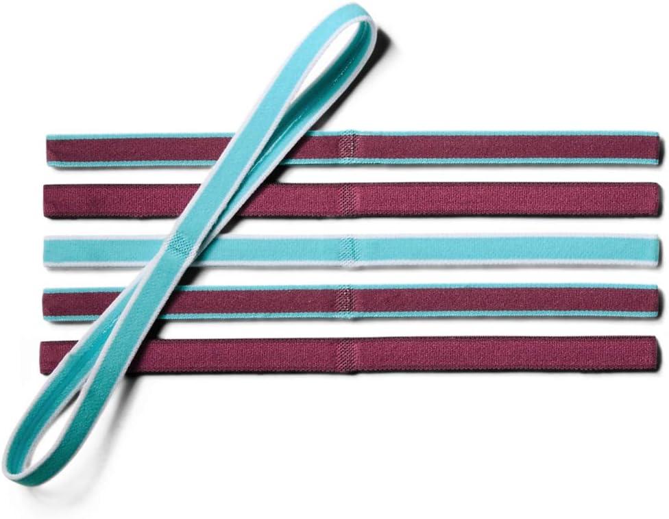imageUnder Armour Womens Mini Athletic Headbands 6PackLevel PurpleBreathtaking Blue