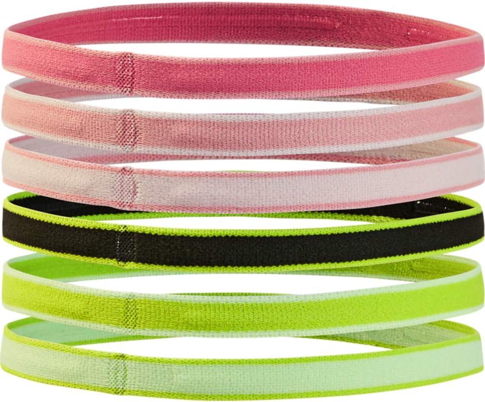 imageUnder Armour Womens Mini Athletic Headbands 6PackPink Lemonade 668Powder Pink