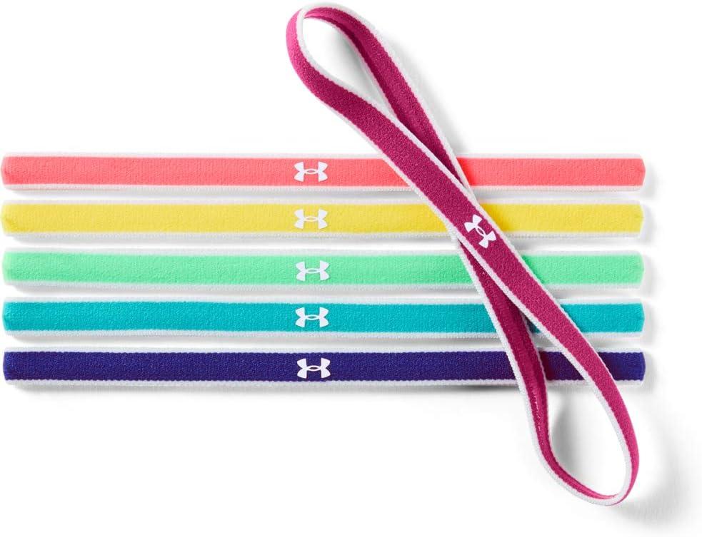 imageUnder Armour Womens Mini Athletic Headbands 6PackTropic Pink 654White