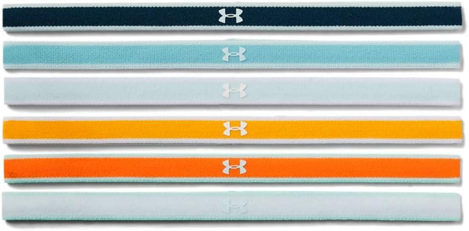 imageUnder Armour Womens Mini Athletic Headbands 6PackTrue Ink 918Rift Blue