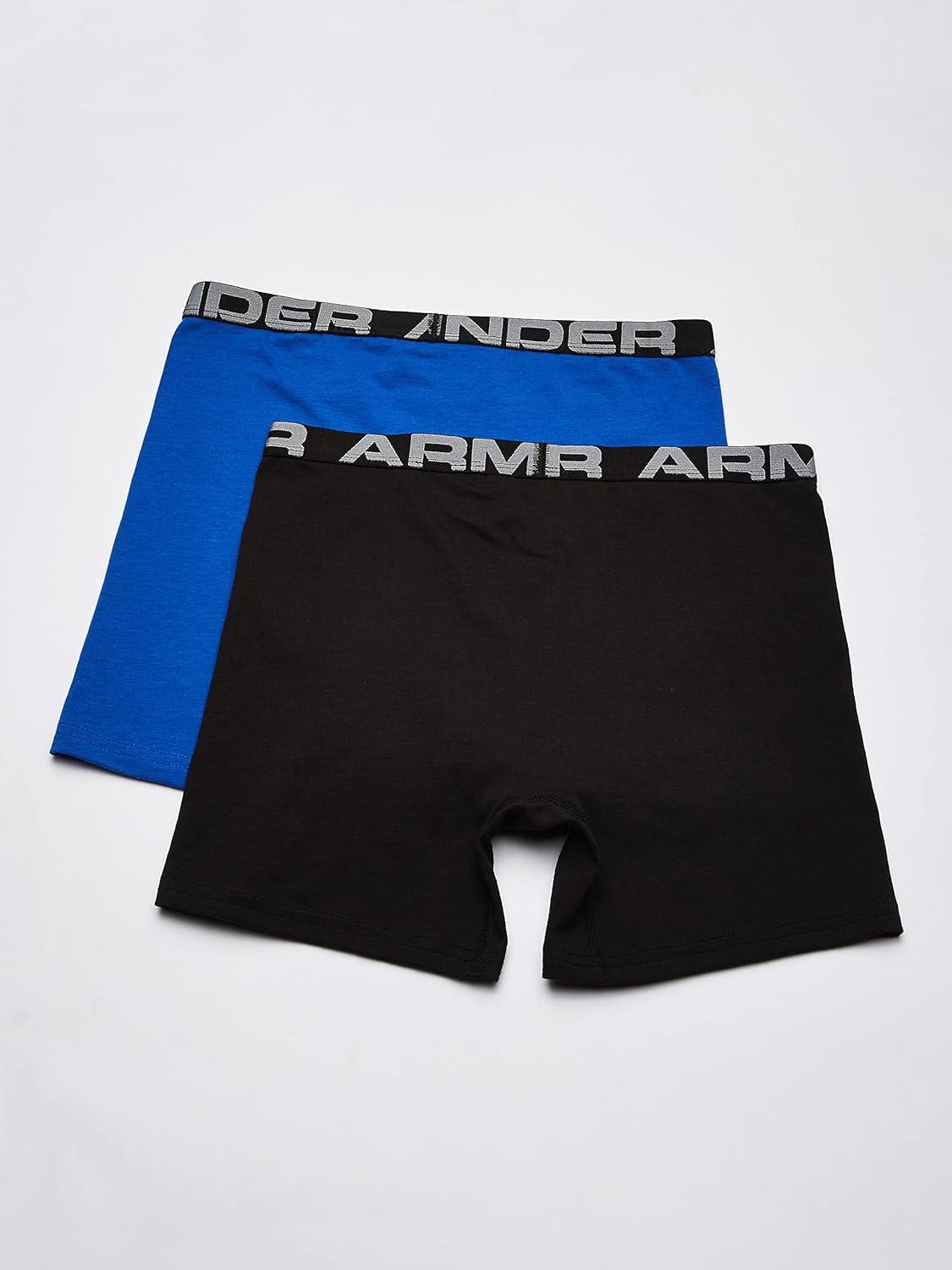 imageUnder Armour boys Charged Stretch Boxer Jock Lightweight ampamp Smooth Stretch FitUltra Blue