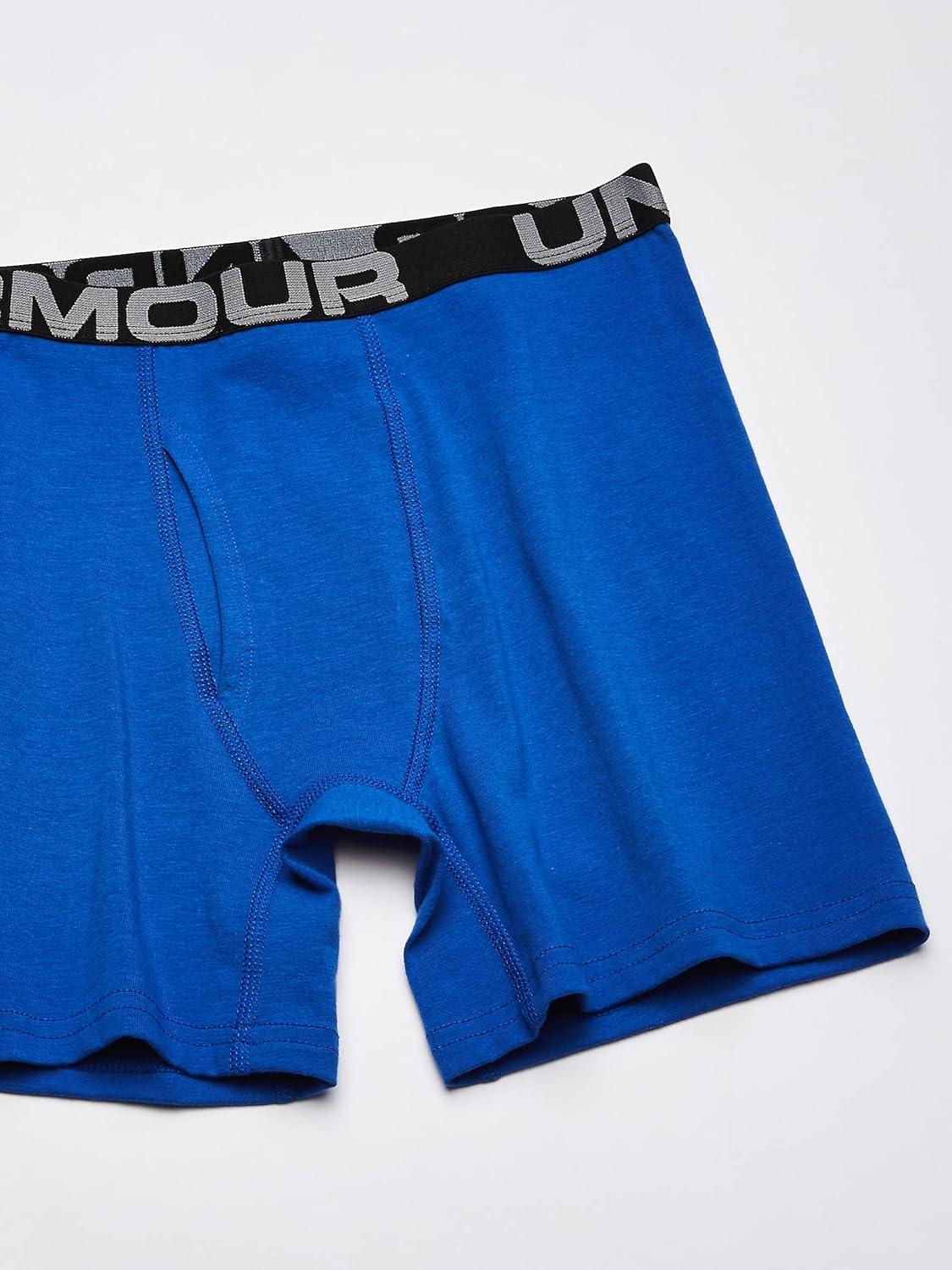 imageUnder Armour boys Charged Stretch Boxer Jock Lightweight ampamp Smooth Stretch FitUltra Blue