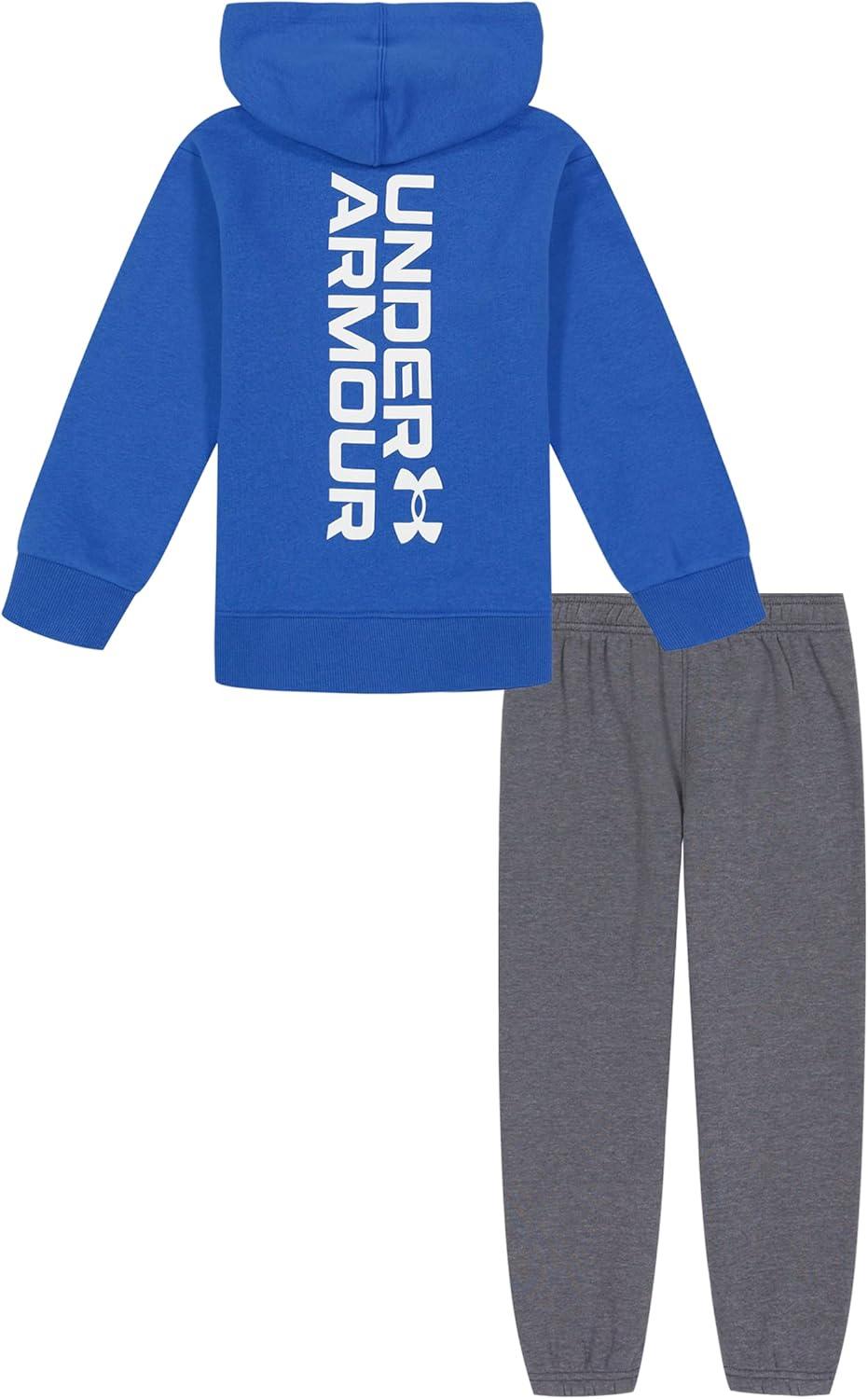 imageUnder Armour boys Hoodie Set pants ampamp Hoodie Lightweight ampamp Relaxed FitTeam RoyalGray