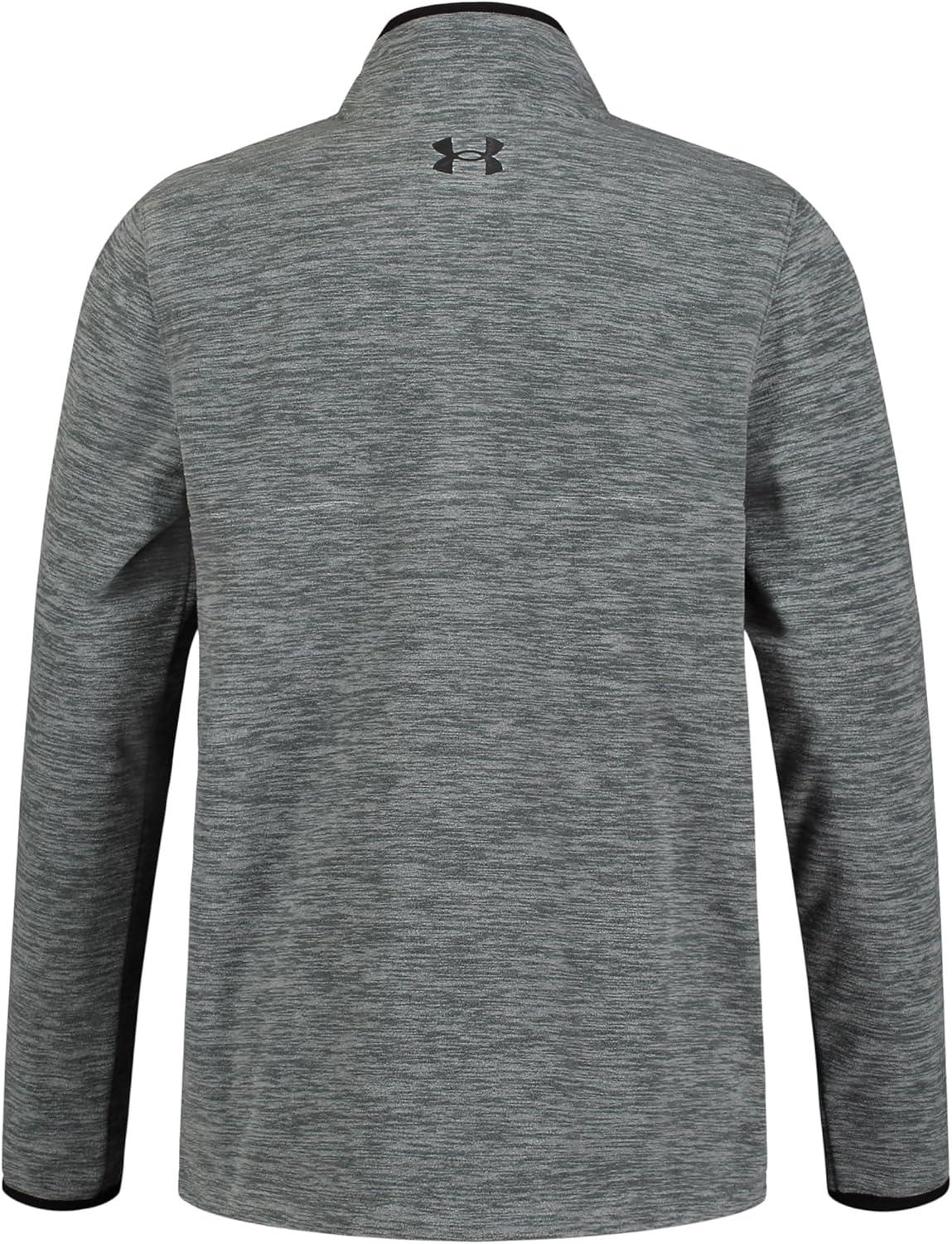 imageUnder Armour boys Outdoor Quarter Zip Pullover Fleece Lightweight Sweatshirt With a Full FitMod Gray Twist