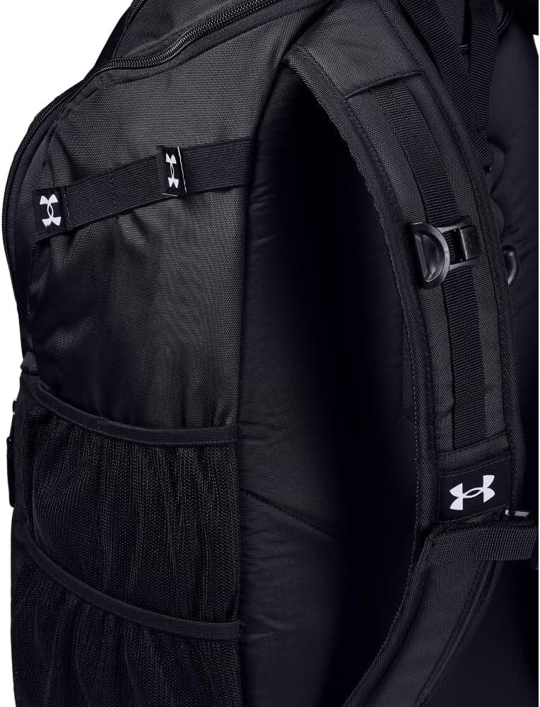 imageUnder Armour mens Yard Baseball Backpack  Black 001White  One SizeBlack 001White