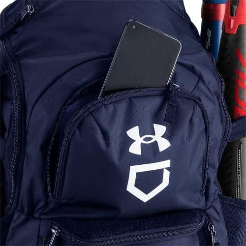 imageUnder Armour mens Yard Baseball Backpack  Black 001White  One SizeMidnight Navy 410White