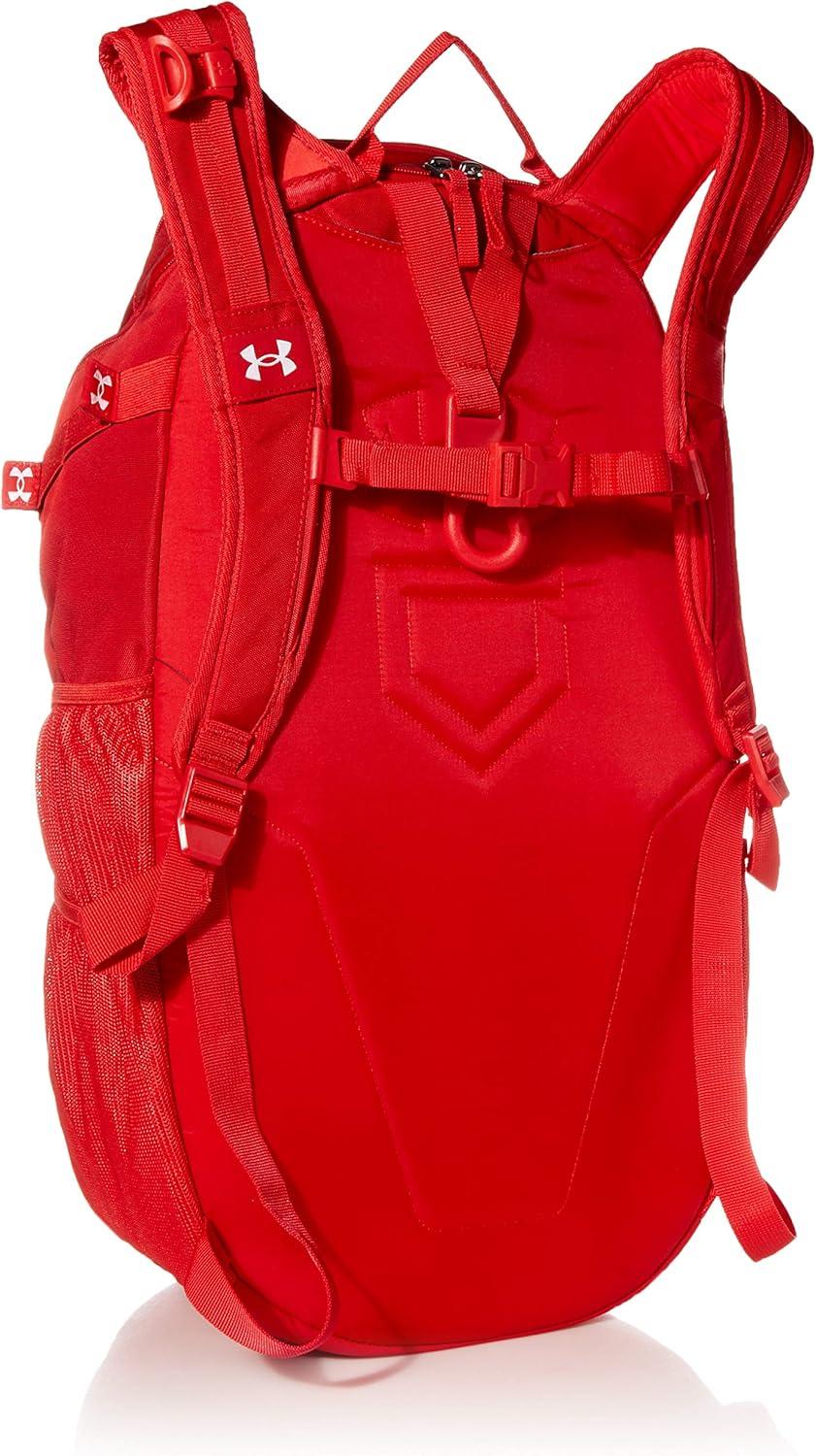 imageUnder Armour mens Yard Baseball Backpack  Black 001White  One SizeRed 600White