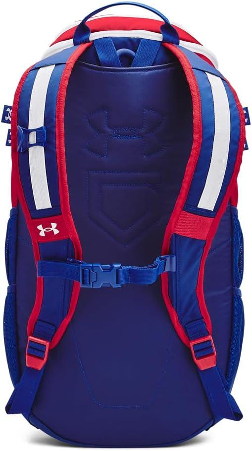 imageUnder Armour mens Yard Baseball Backpack  Black 001White  One SizeRed 601White