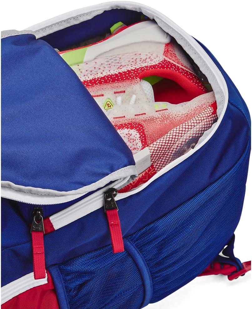 imageUnder Armour mens Yard Baseball Backpack  Black 001White  One SizeRed 601White