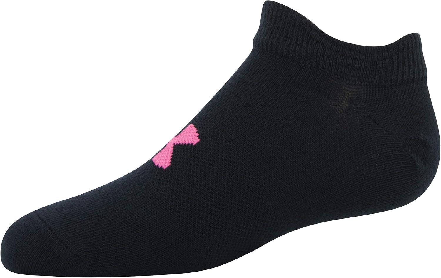 imageUnder Armour unisexchild Essential 20 Lightweight No Show Socks 6pairsSocksBlack