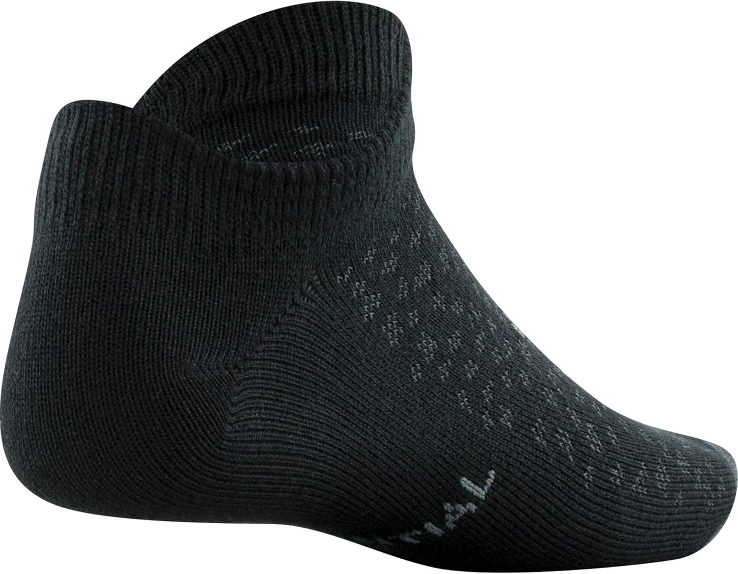 imageUnder Armour unisexchild Essential 20 Lightweight No Show Socks 6pairsSocksBlackBlue Assorted