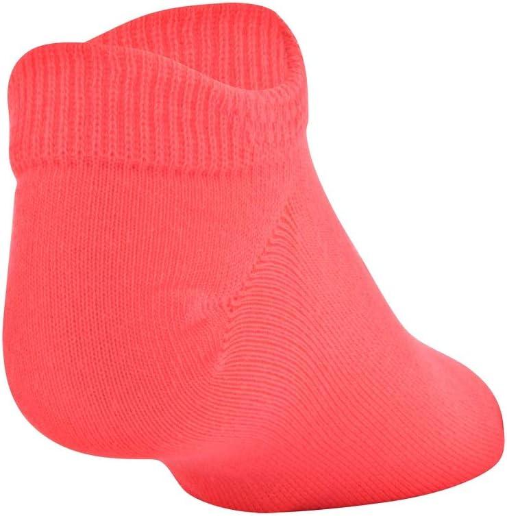 imageUnder Armour unisexchild Essential 20 Lightweight No Show Socks 6pairsSocksBlitz RedAssorted
