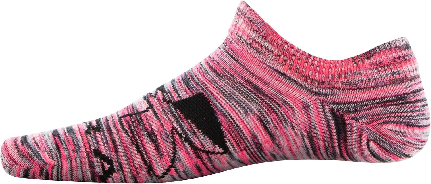 imageUnder Armour unisexchild Essential 20 Lightweight No Show Socks 6pairsSocksCeriseWhite Assorted