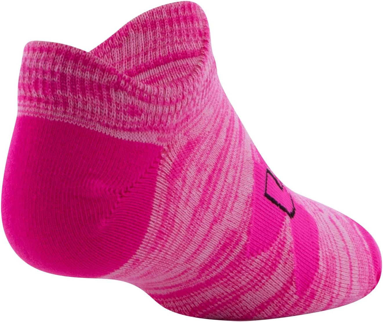imageUnder Armour unisexchild Essential 20 Lightweight No Show Socks 6pairsSocksElectro PinkElectro TangerineElectro Pink