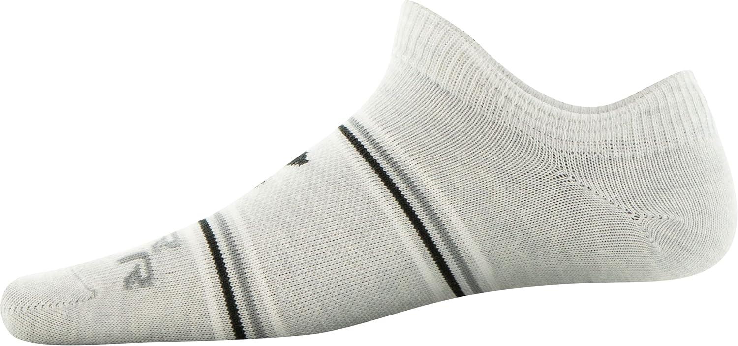imageUnder Armour unisexchild Essential 20 Lightweight No Show Socks 6pairsSocksHalo GrayWhite Assorted