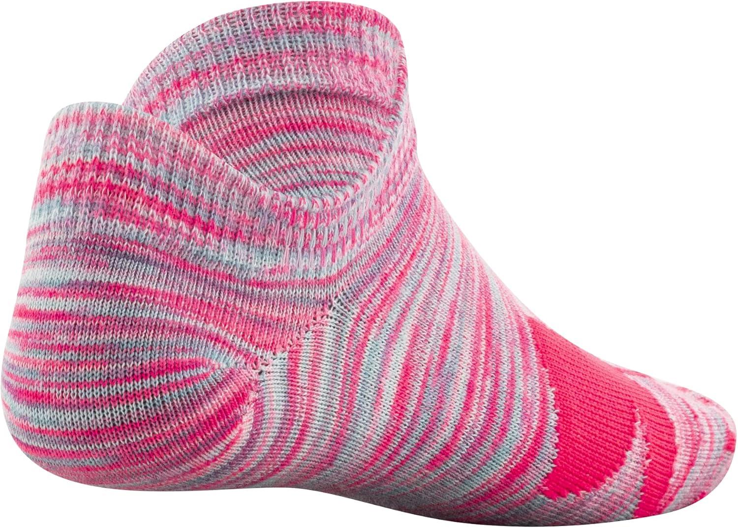 imageUnder Armour unisexchild Essential 20 Lightweight No Show Socks 6pairsSocksHalogen Blue Assorted