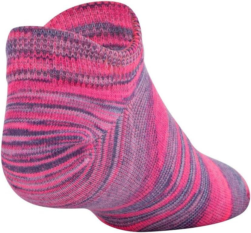 imageUnder Armour unisexchild Essential 20 Lightweight No Show Socks 6pairsSocksMojo Pink Assorted