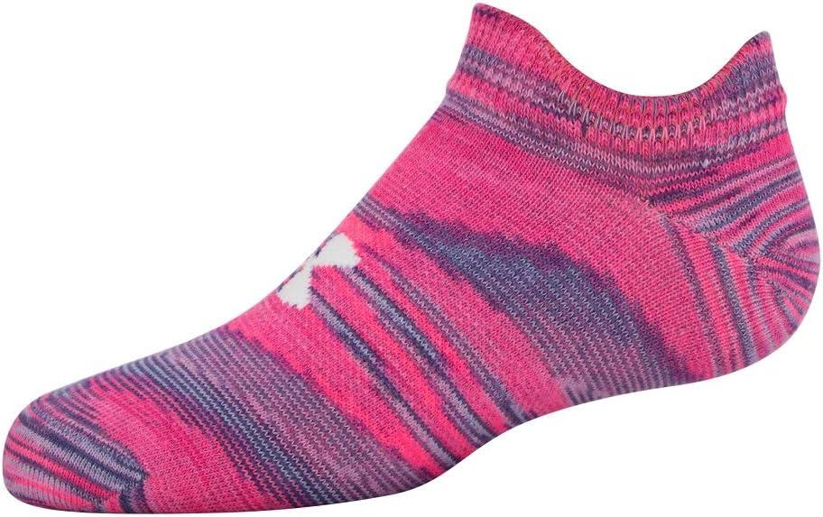 imageUnder Armour unisexchild Essential 20 Lightweight No Show Socks 6pairsSocksMojo Pink Assorted