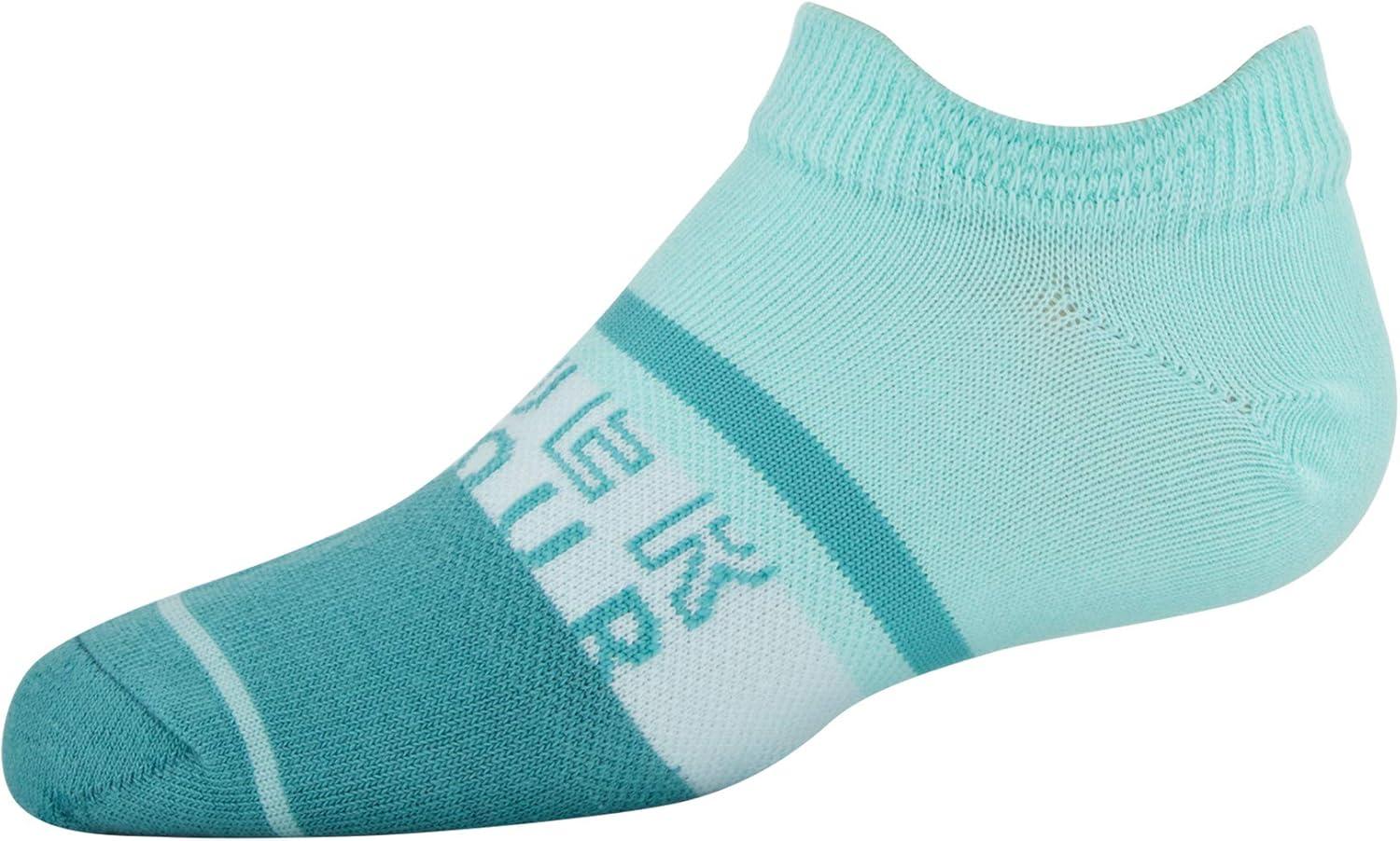 imageUnder Armour unisexchild Essential 20 Lightweight No Show Socks 6pairsSocksNeo TurquoiseAssorted