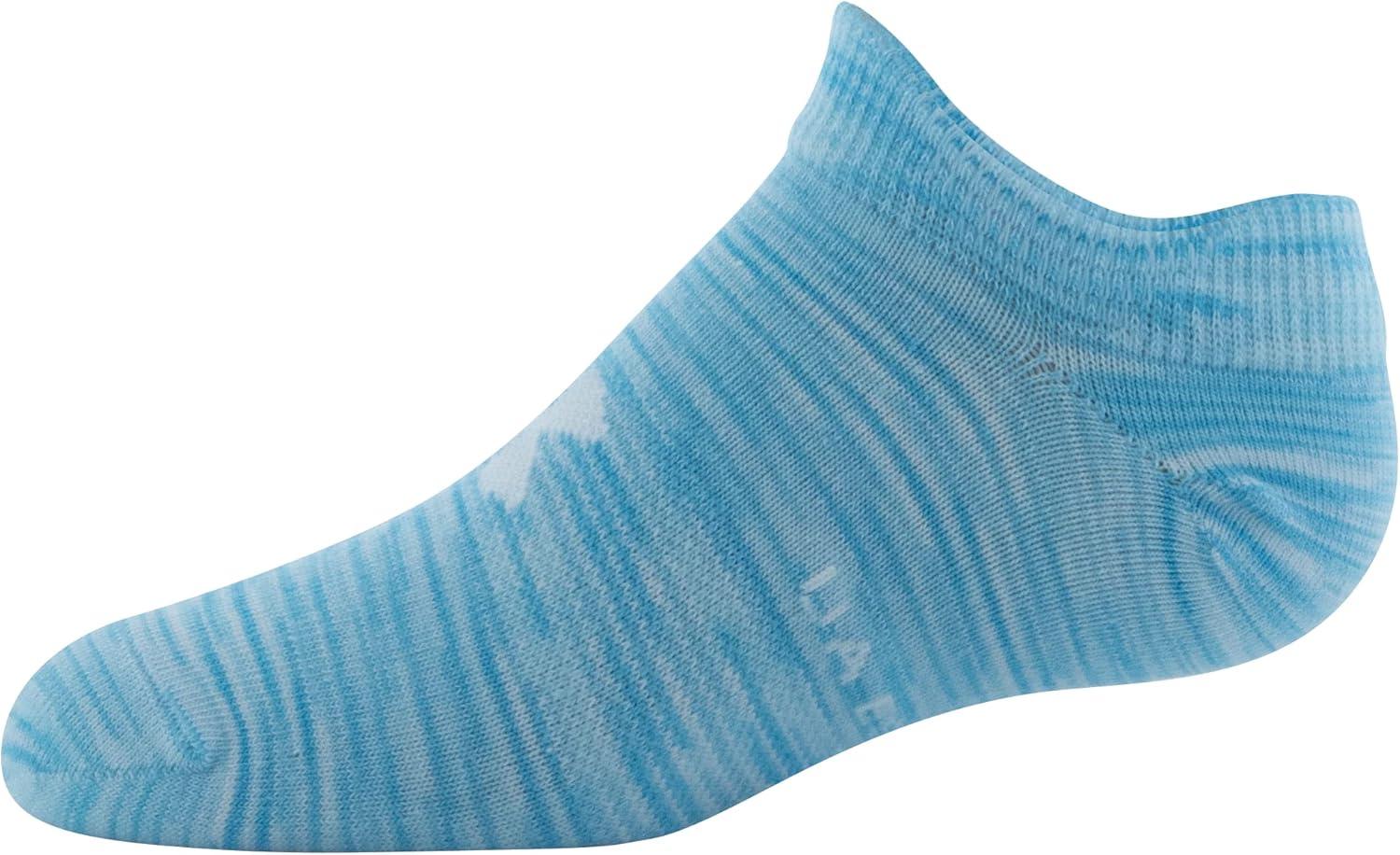 imageUnder Armour unisexchild Essential 20 Lightweight No Show Socks 6pairsSocksOpal BlueWhiteWhite