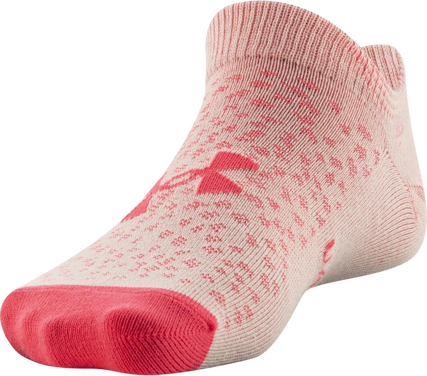 imageUnder Armour unisexchild Essential 20 Lightweight No Show Socks 6pairsSocksOrange Dream Assorted